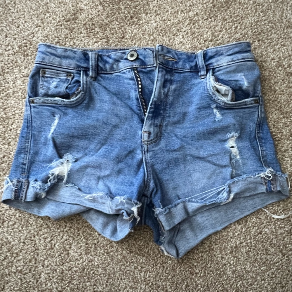 Zara trafaluc denim short